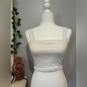 White tank from Forever 21, small